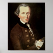 Portret van Emmanuel Kant Poster (Voorkant)