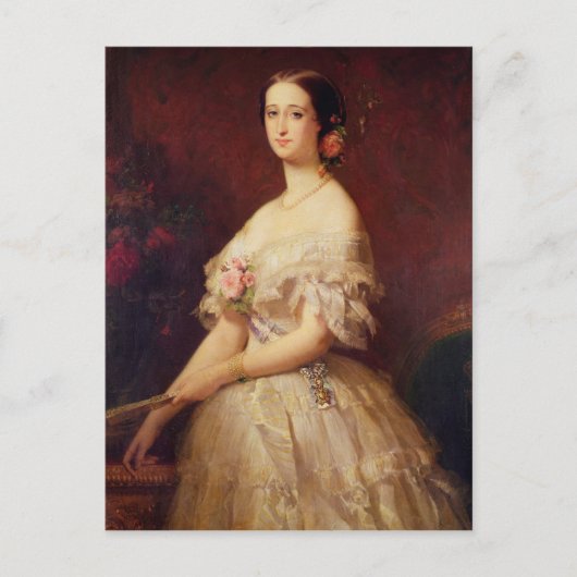 Portret van Empress Eugenie 1854 Briefkaart (Voorkant)