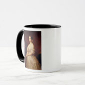 Portret van Empress Eugenie 1854 Mok (Voorkant links)