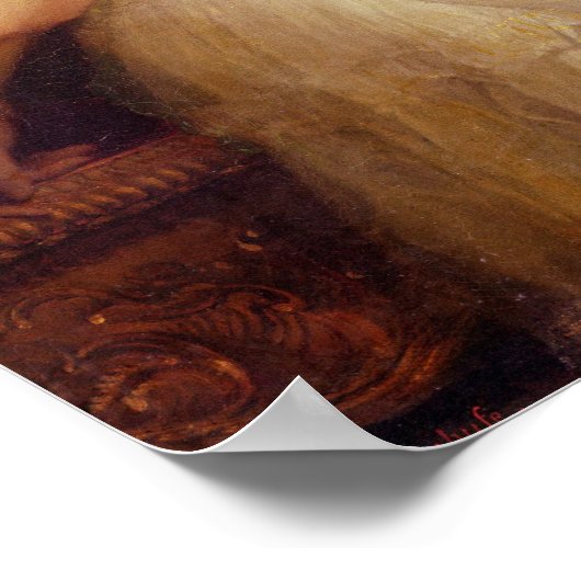 Portret van Empress Eugenie 1854 Poster (Hoek)