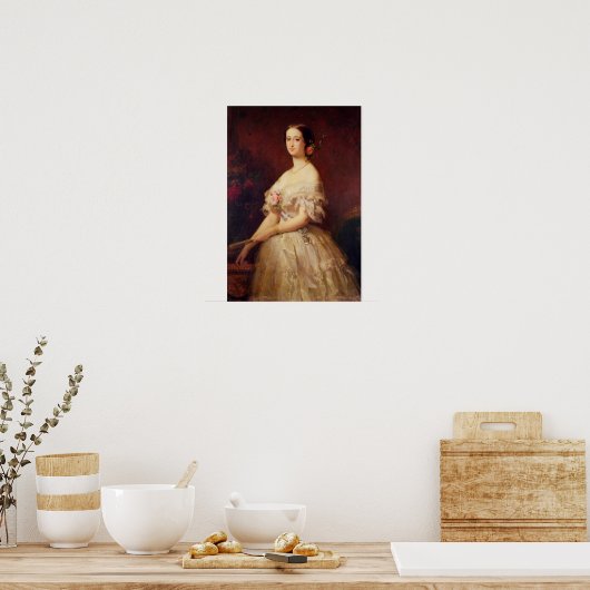Portret van Empress Eugenie 1854 Poster (Keuken)