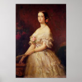 Portret van Empress Eugenie 1854 Poster (Voorkant)