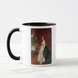 Portret van Empress Eugenie van Frankrijk Mok