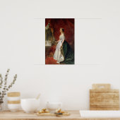 Portret van Empress Eugenie van Frankrijk Poster (Keuken)