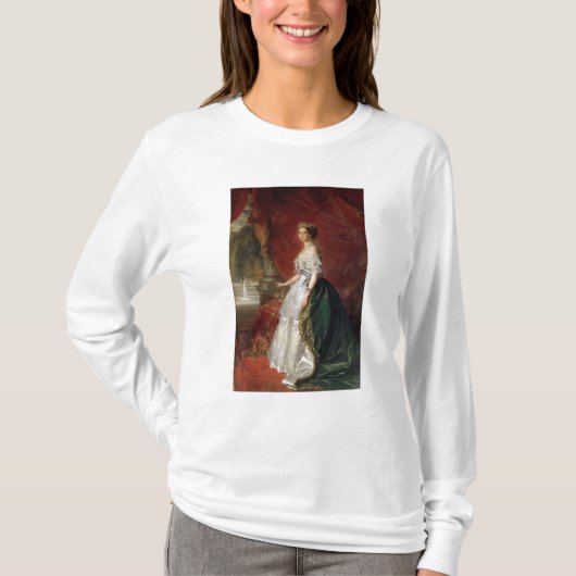 Portret van Empress Eugenie van Frankrijk T-shirt (Voorkant)
