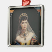 Portret van Empress Maria Fyodorovna Metalen Ornament (Links)