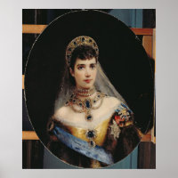 Portret van Empress Maria Fyodorovna