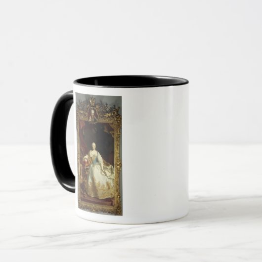 Portret van Empress Maria Theresa Mok (Voorkant links)