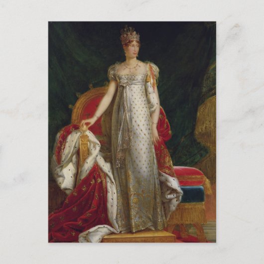 Portret van Empress Marie Louise van Frankrijk Briefkaart (Voorkant)