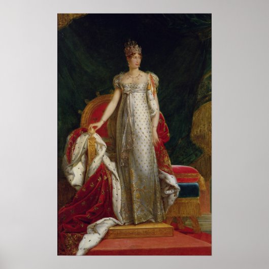 Portret van Empress Marie Louise van Frankrijk Poster (Voorkant)