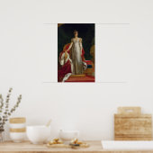 Portret van Empress Marie Louise van Frankrijk Poster (Keuken)