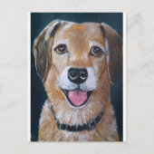 Portret van Engué door Alfred Fox Briefkaart (Voorkant)