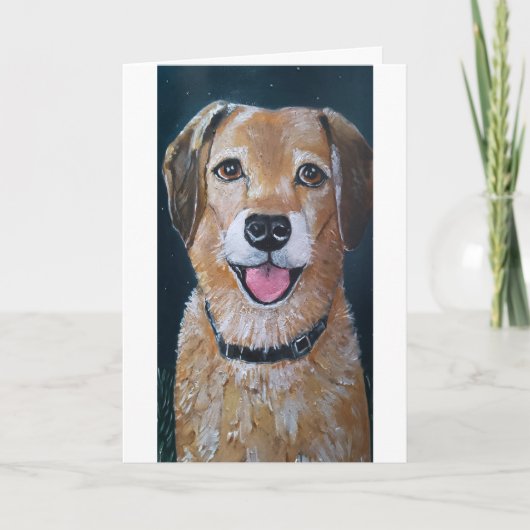 Portret van Engué door Alfred Fox Kaart (Voorkant)