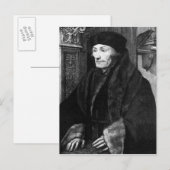 Portret van Erasmus Briefkaart (Voorkant / Achterkant)