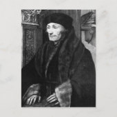 Portret van Erasmus Briefkaart (Voorkant)