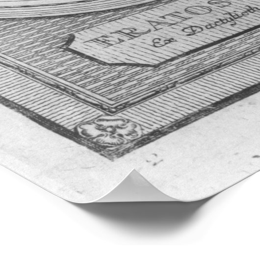 Portret van Eratosthenes Poster (Hoek)