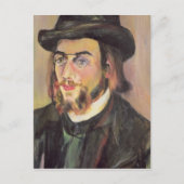 Portret van Erik Satie c.1892 Briefkaart (Voorkant)