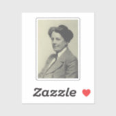 Portret van Ethel Smyth (1922) Sticker (Vel)
