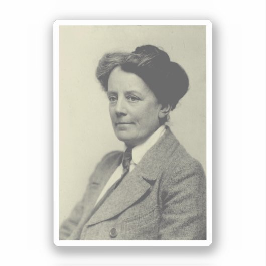 Portret van Ethel Smyth (1922) Sticker (Voorkant)