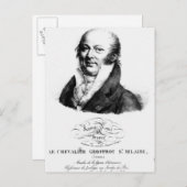 Portret van Etienne Geoffroy Saint-Hilaire Briefkaart (Voorkant / Achterkant)
