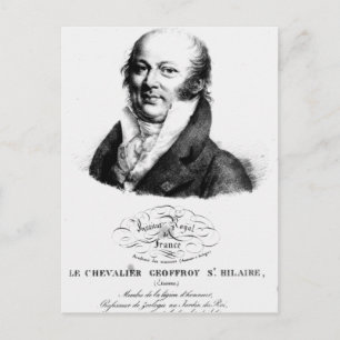 Portret van Etienne Geoffroy Saint-Hilaire Briefkaart