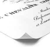 Portret van Etienne Geoffroy Saint-Hilaire Poster (Hoek)