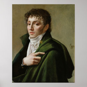 Portret van Etienne-Henri Mehul 1799 Poster