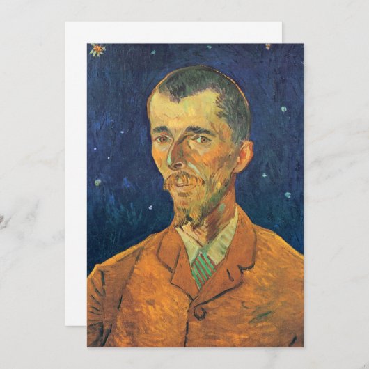 Portret van Eugene Boch door Vincent van Gogh (Voorkant / Achterkant)