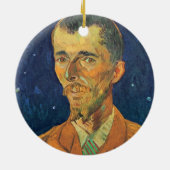 Portret van Eugene Boch door Vincent van Gogh Keramisch Ornament (Achterkant)