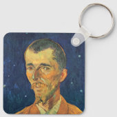 Portret van Eugene Boch door Vincent van Gogh Sleutelhanger (Achterkant)