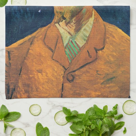 Portret van Eugene Boch door Vincent van Gogh Theedoek (Gevouwen)