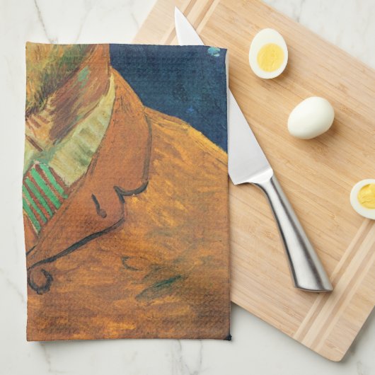 Portret van Eugene Boch door Vincent van Gogh Theedoek (Quarter Fold)