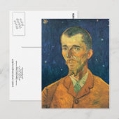 Portret van Eugene Boch, Van Gogh Fine Art Briefkaart (Voorkant / Achterkant)