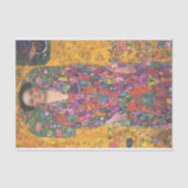 Portret van Eugenia Primavesi door Gustav Klimt Tissuepapier (Voorkant)