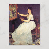 Portret van Eva Gonzales Briefkaart (Voorkant)