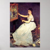 Portret van Eva Gonzales Poster (Voorkant)