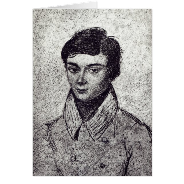 Portret van Evariste Galois (Voorkant)