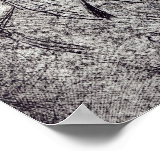 Portret van Evariste Galois Poster (Hoek)