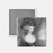 Portret van Fanny Burney pub. van Henry Magneet (Voorkant / Achterkant)