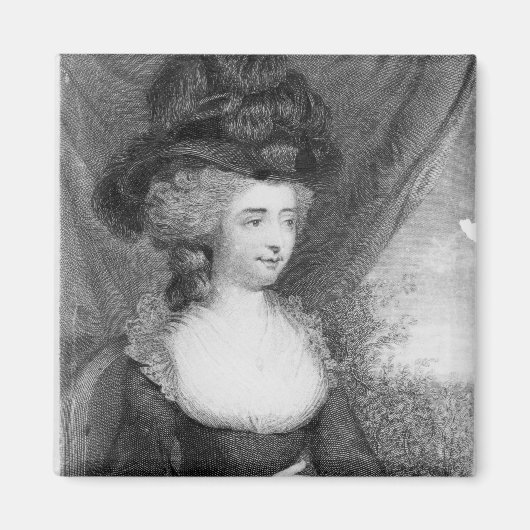 Portret van Fanny Burney pub. van Henry Magneet (Voorkant)