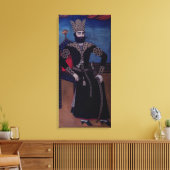 Portret van Fath-Ali, Shah of Iran, Canvas Afdruk (Insitu (Woonkamer))