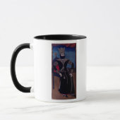 Portret van Fath-Ali, Shah of Iran, Mok (Links)