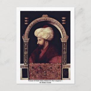 Portret van Fatih Sultan Mehmed Ii de Veroveraar Briefkaart