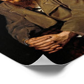 Portret van Fedor Dostoyevsky door Vasily Perov Poster (Hoek)