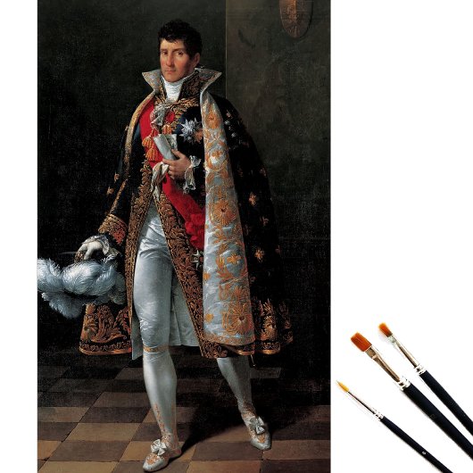 Portret van Felice Baciocchi door Marie Benoist Tissuepapier