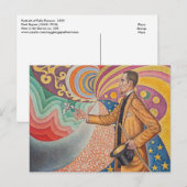 portret van Felix Feneon door Paul Signac Briefkaart (Voorkant / Achterkant)