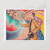 Portret van Felix Feneon, Signac Briefkaart (Voorkant)