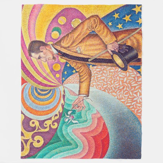 Portret van Felix Feneon, Signac Fleece Deken (Voorkant)