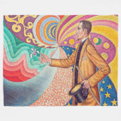 Portret van Felix Feneon, Signac Fleece Deken (Voorkant (Horizontaal))