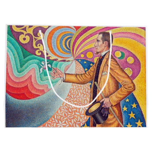 Portret van Felix Feneon, Signac Groot Cadeauzakje (Achterkant)